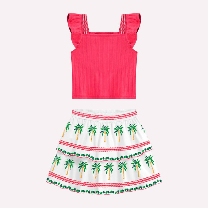 NANAI NIÑA CONJ. DE SHORT MULTICOLOR