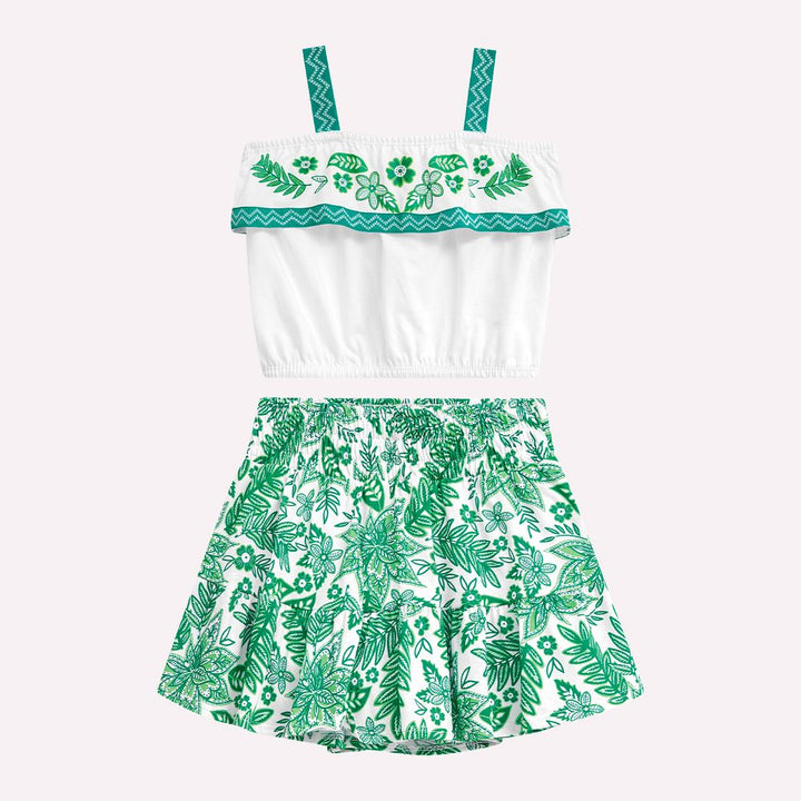 NANAI NIÑA CONJ. DE SHORT BLANCO