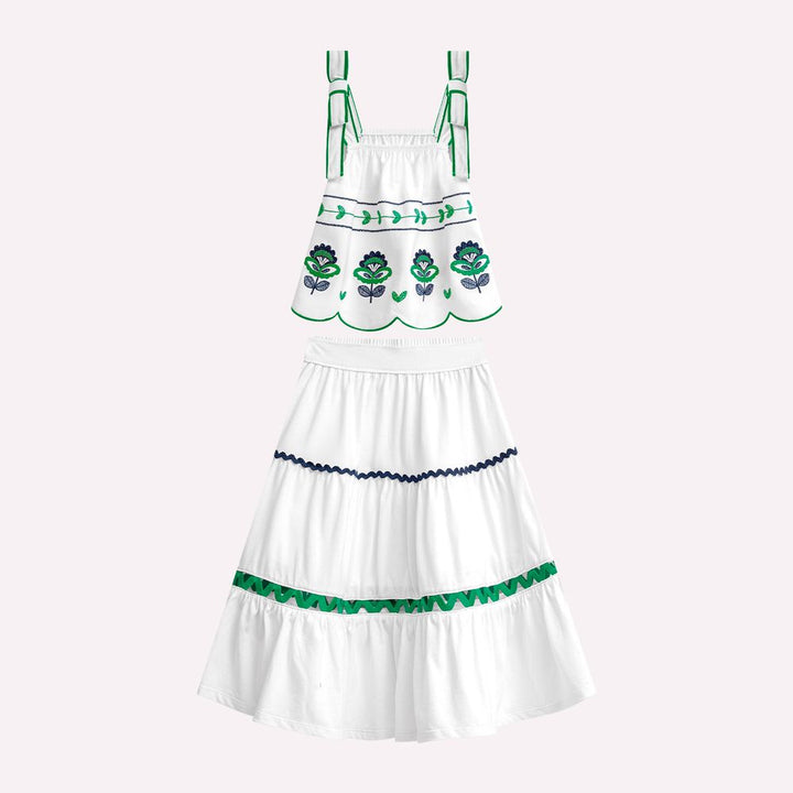 NANAI NIÑA CONJ. DE SHORT BLANCO