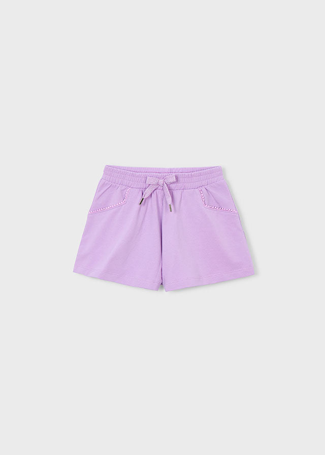 Mayoral Short Felpa Basico Lilac para Niña