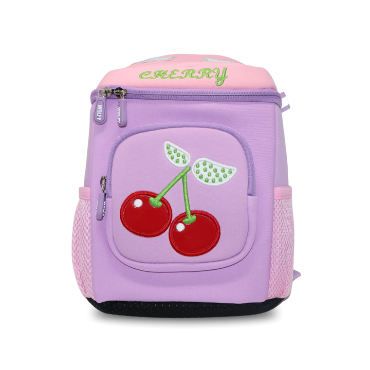 WOLFY MOCHILA CHERRY LILA