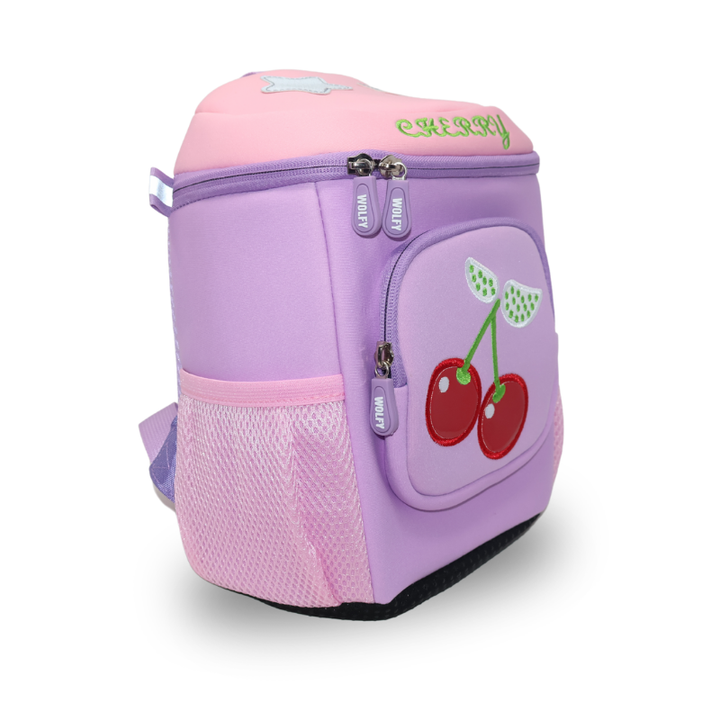 WOLFY MOCHILA CHERRY LILA