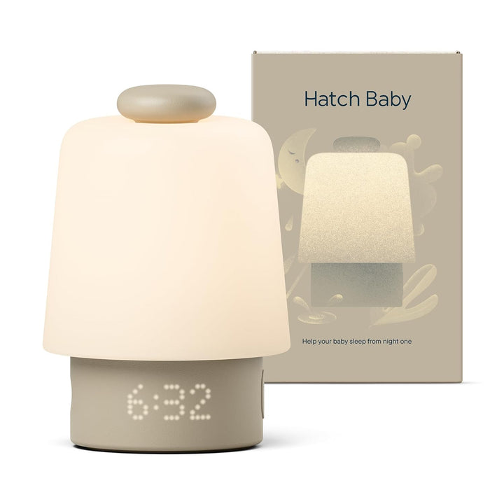 Hatch Baby Rest: Máquina de Ruido Blanco y Luz Nocturna Infantil Greige