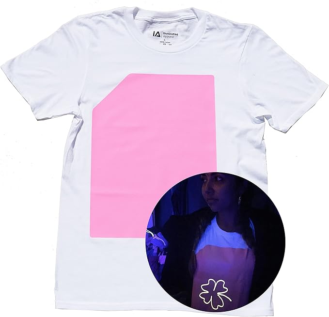 ILLUMINATED NIÑA TSHIRT SUPER PEACH GLOW WHITE