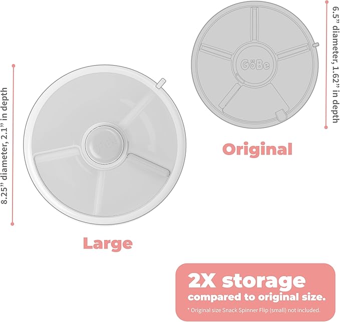 GOBE LARGE SNACK SPINNER ORIGINAL AZUL