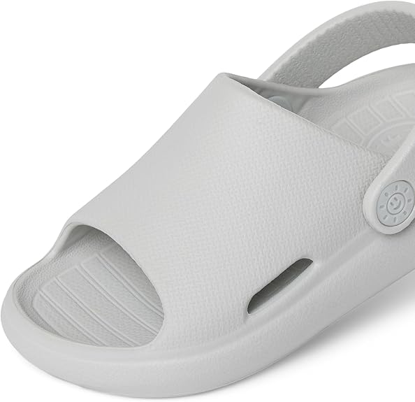 REEF CHANCLETA LITTLE RIO SLIDE LIGHT GREY
