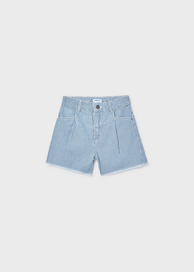 Mayoral Short Rayas Tejanas Indigo para Niña