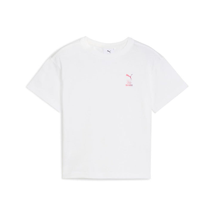 PUMA NIÑA TSHIRT X HELLO KITTY & FRIENDS RELAXED WHITE