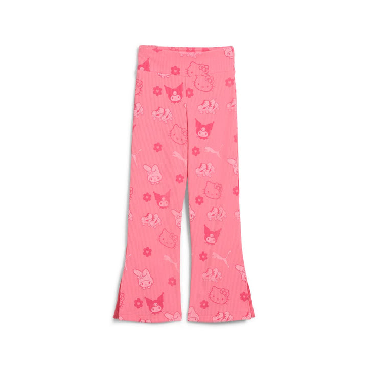 PUMA NIÑA LEGGIN X HELLO KITTY & FRIENDS RIBBED FLARED PINK