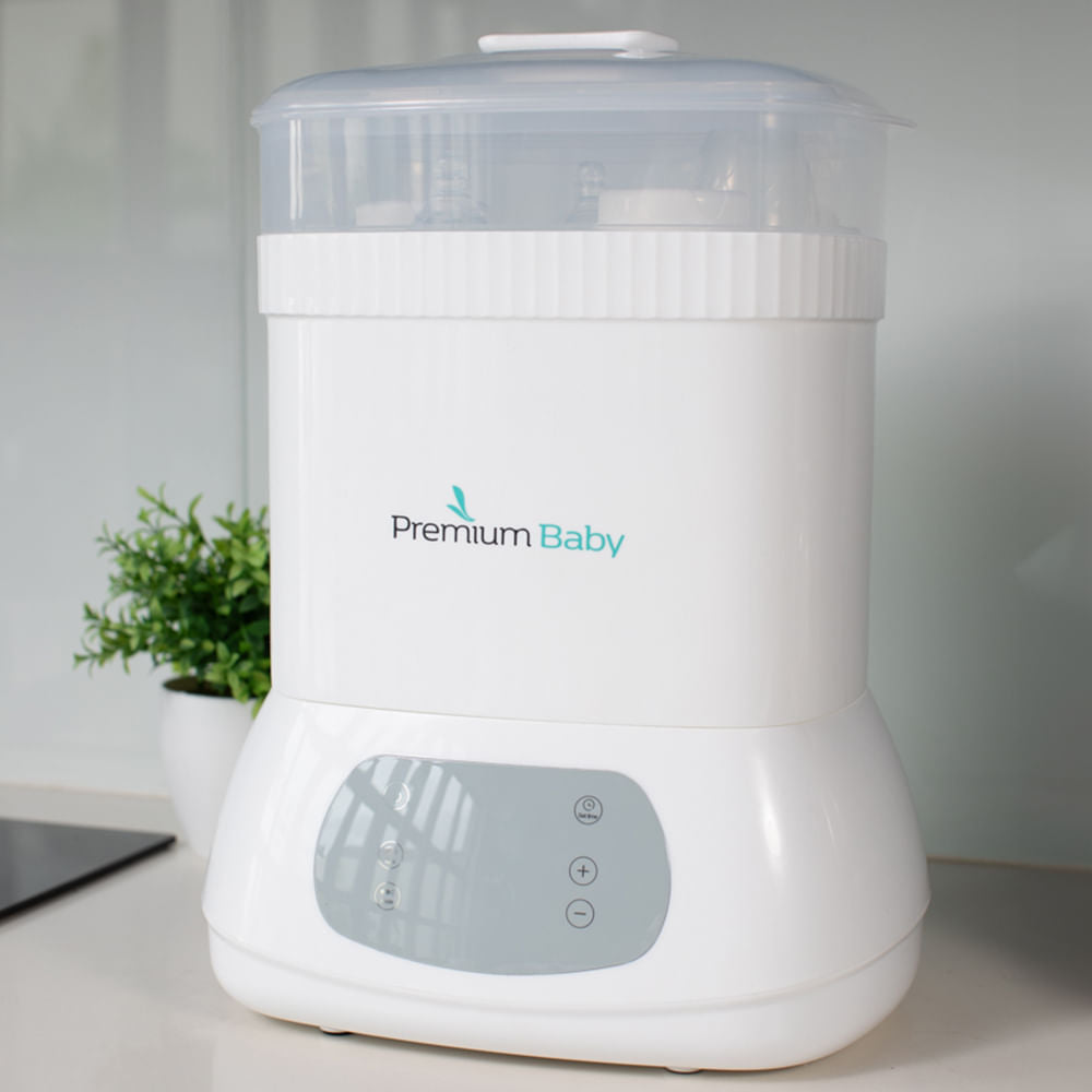 PREMIUM BABY ESTERILIZADOR Y SECADOR DIGITAL A VAPOR 3 EN 1