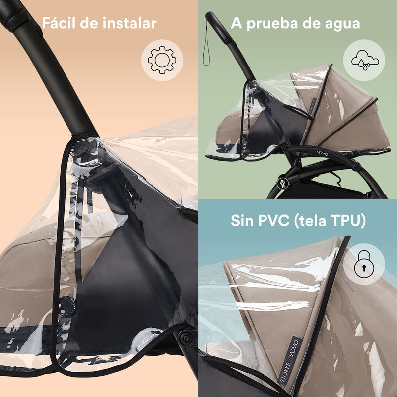 Babyzen Protector Lluvia Coche 0+ Np