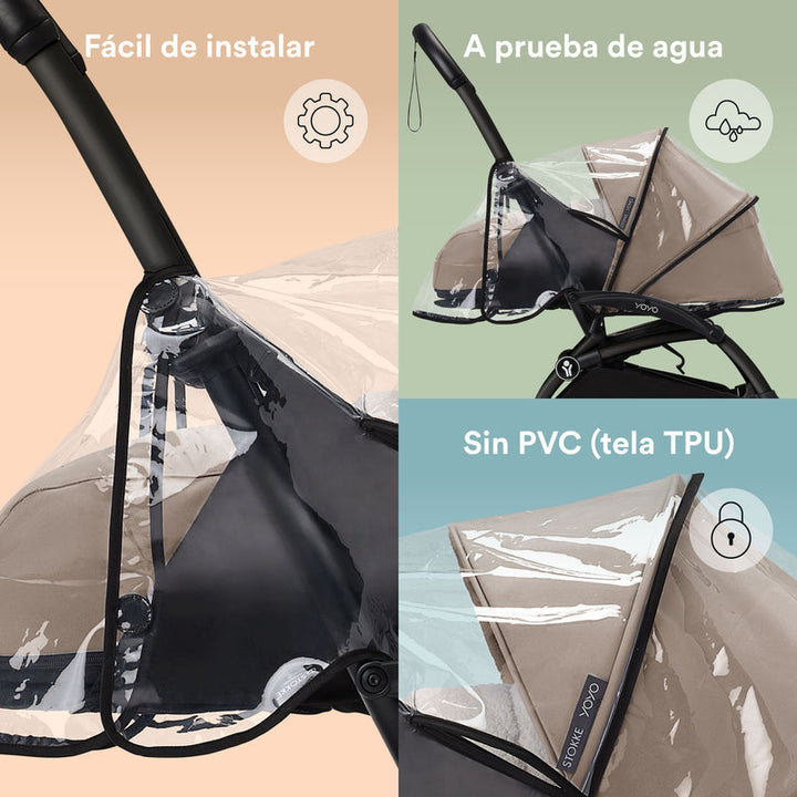 Babyzen Protector Lluvia Coche 0+ Np
