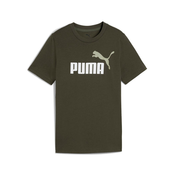 PUMA NIÑO TSHIRT ESS 2 NO.1 LOGO GREEN