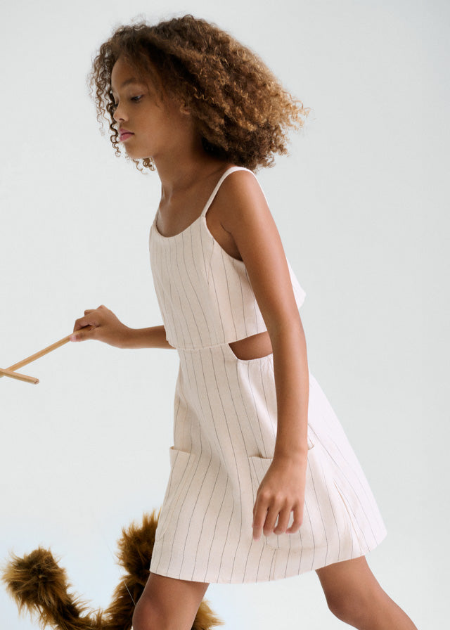 Mayoral Romper Lino para Niña