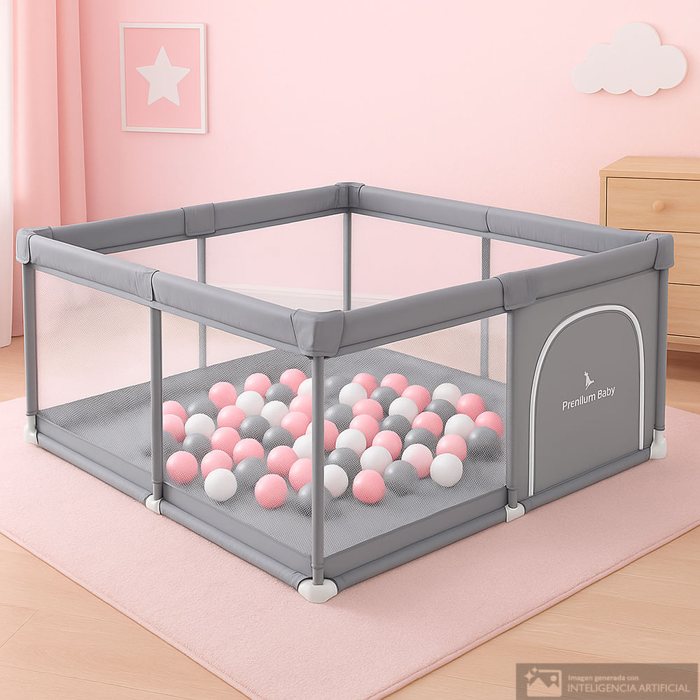 PREMIUM BABY GIMANSIO INTERACTIVO PARA BEBÉ 150 x 150 cm