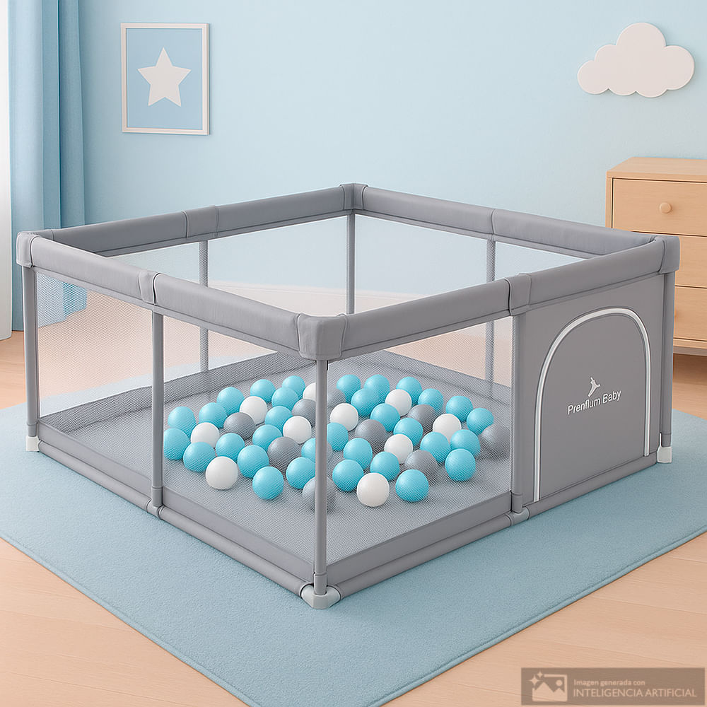 PREMIUM BABY GIMANSIO INTERACTIVO PARA BEBÉ 150 x 150 cm