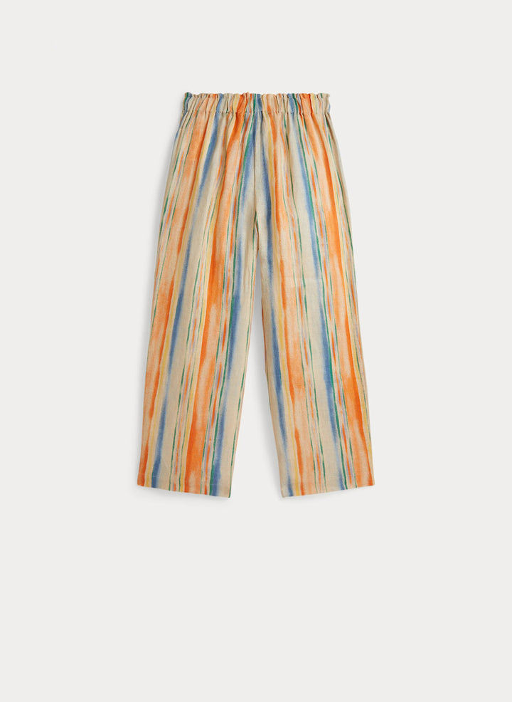 RALPH LAUREN NIÑA PANTALON PRINTED LINEN KONA PAINTERLY STRIPE