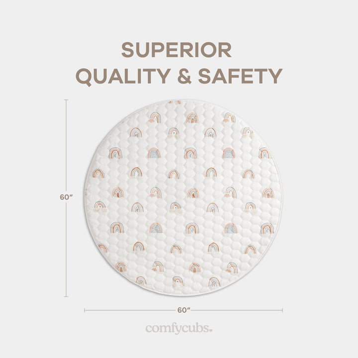 COMFY CUBS PLAY RAINBOW ROUND 60"