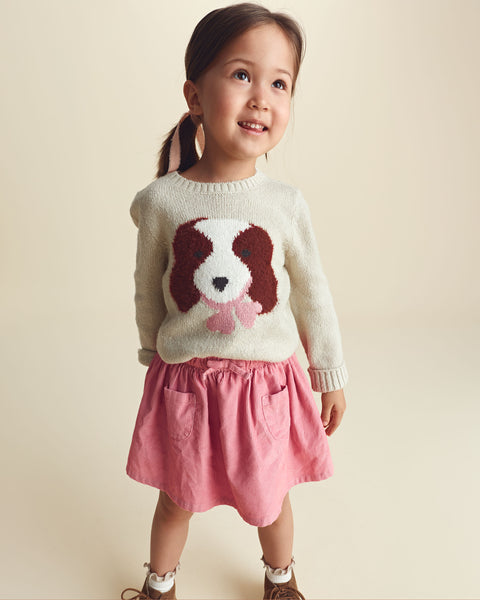 Carters Falda Woven Cord Pink para Niña