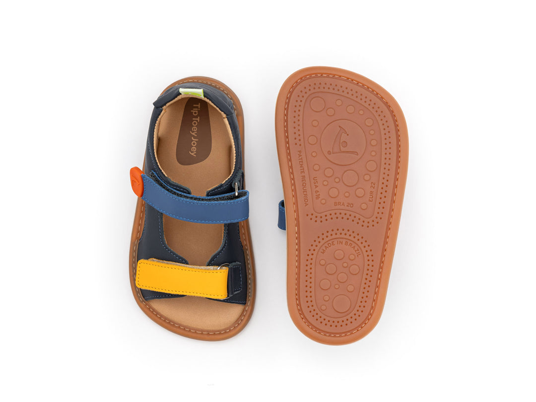 TIP TOEY JOEY BEBE NIÑO SANDALIA EXPLORE NAVY/ CAJA/ BLUE TANG