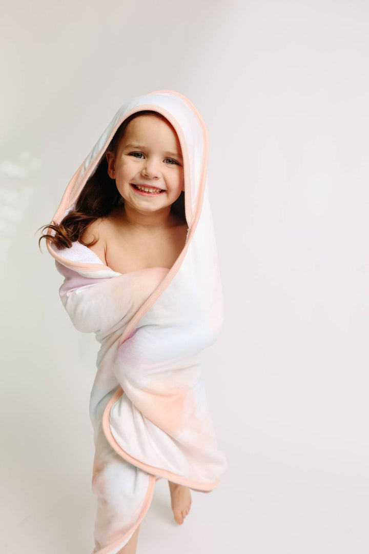 COPPER PEARL BEBE NIÑA TOALLA CON CAPUCHA NOVA PREMIUM