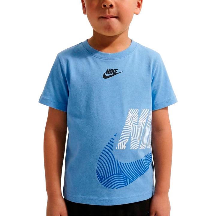 NIKE NIÑO TSHIRT IN THE ZONE UNIVERSITY BLUE