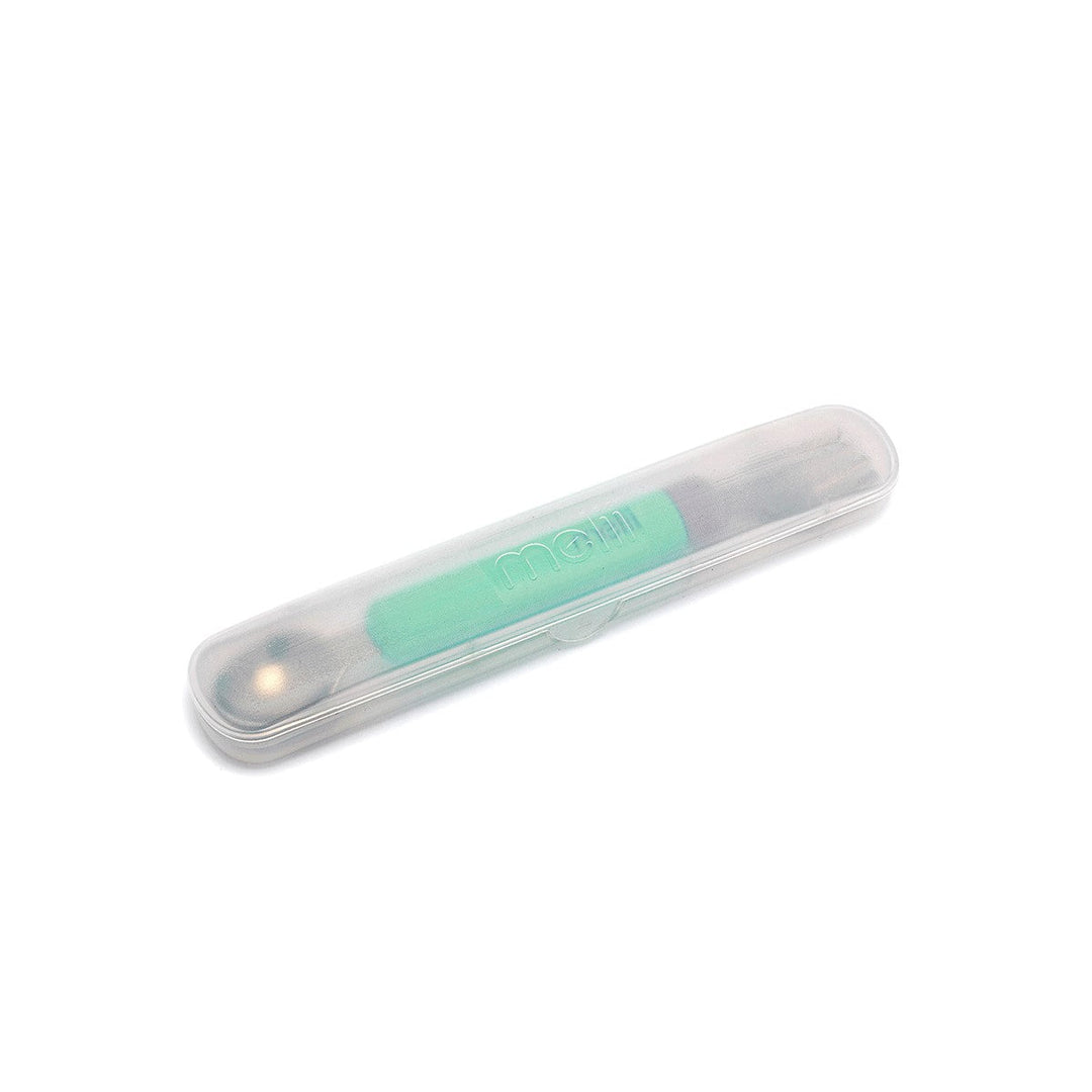 MELII TENEDOR Y CUCHARA CON ESTUCHE MINT/GREY