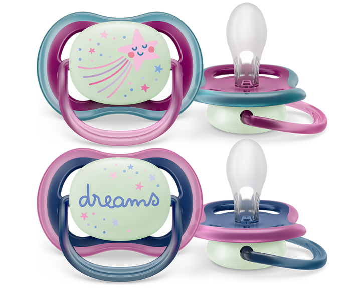 AVENT CHUPO ULTRA AIR NOCTURNO 2PK 0-6M