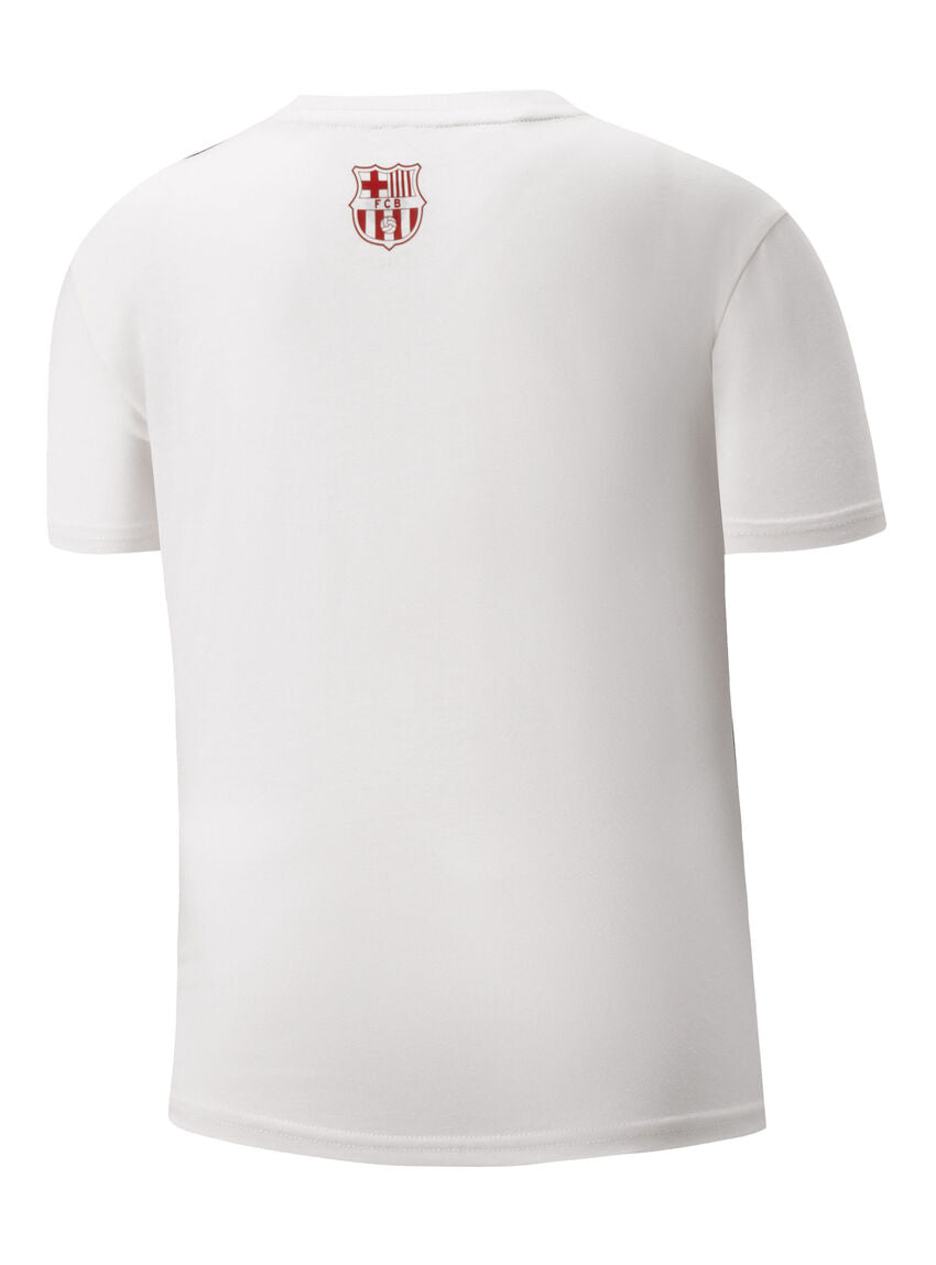 FANATICS NIÑO TSHIRT BARCELONA BLANCO