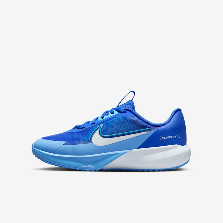 NIKE NIÑO ZAPATILLA SONIC FLY GS BL TNT/WHT/BLUE/HYPR RYL