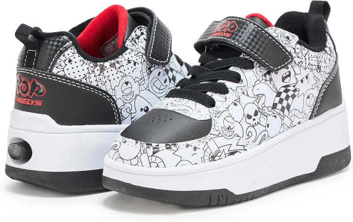 HEELYS NIÑO ZAPATILLA QUANTM BLACK/WHITE/RED