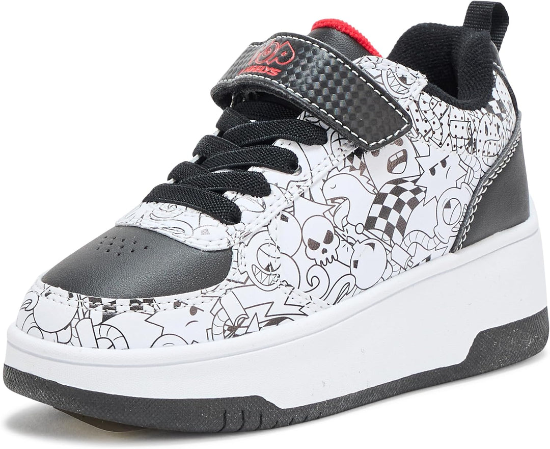 HEELYS NIÑO ZAPATILLA QUANTM BLACK/WHITE/RED