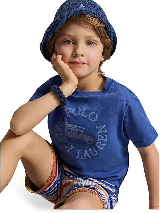 RALPH LAUREN NIÑO TSHIRT 26/1 JERSEY BAI BLUE