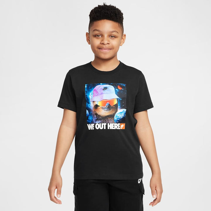 NIKE NIÑO TSHIRT K NSW TD SLOTH BLK