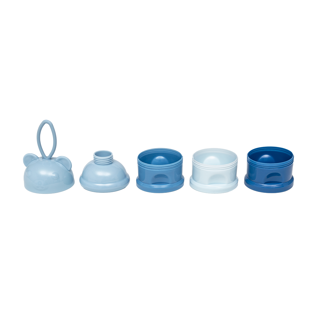 BUBA TARROS APILABLES PARA LECHE EN POLVO Y SNACK AZUL