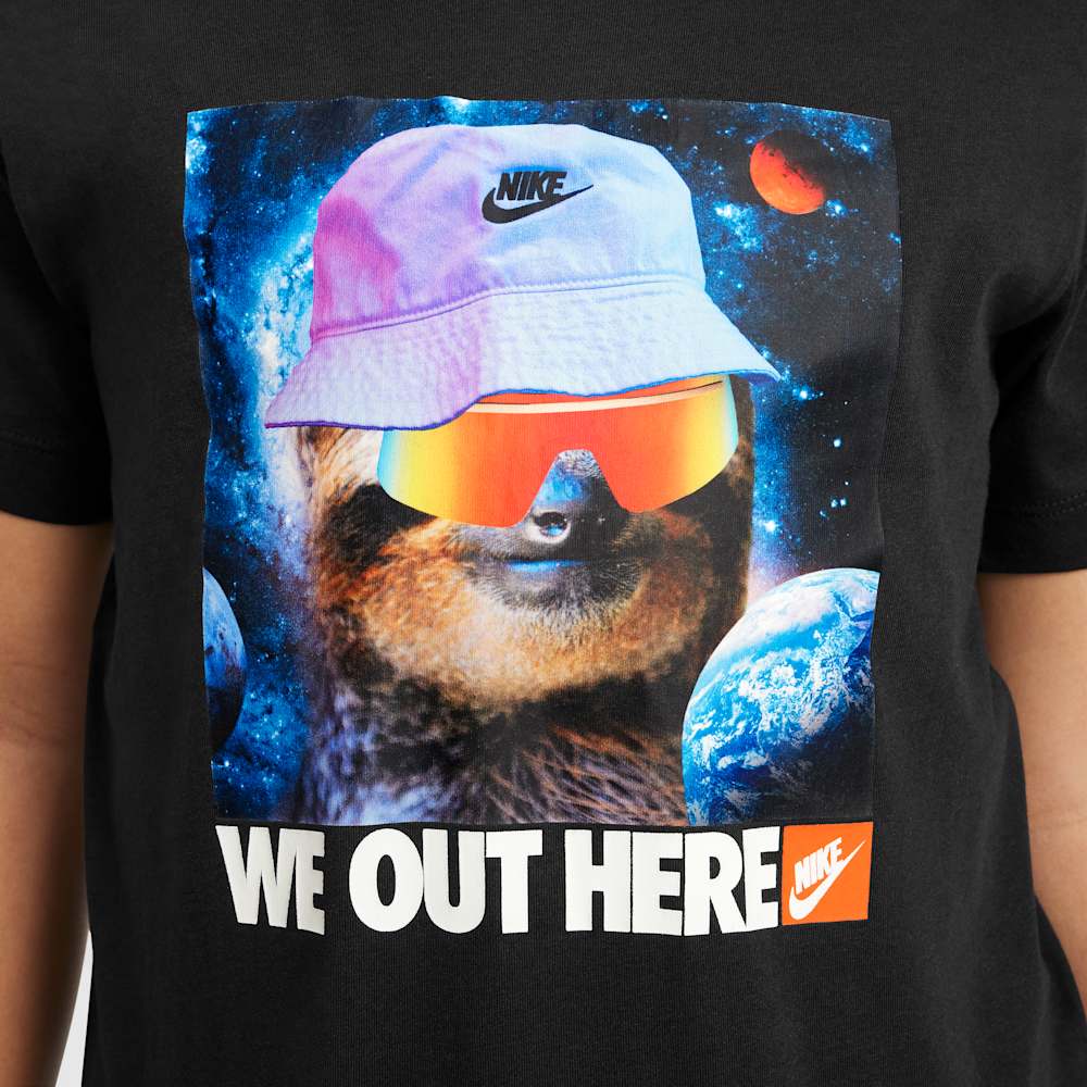 NIKE NIÑO TSHIRT K NSW TD SLOTH BLK