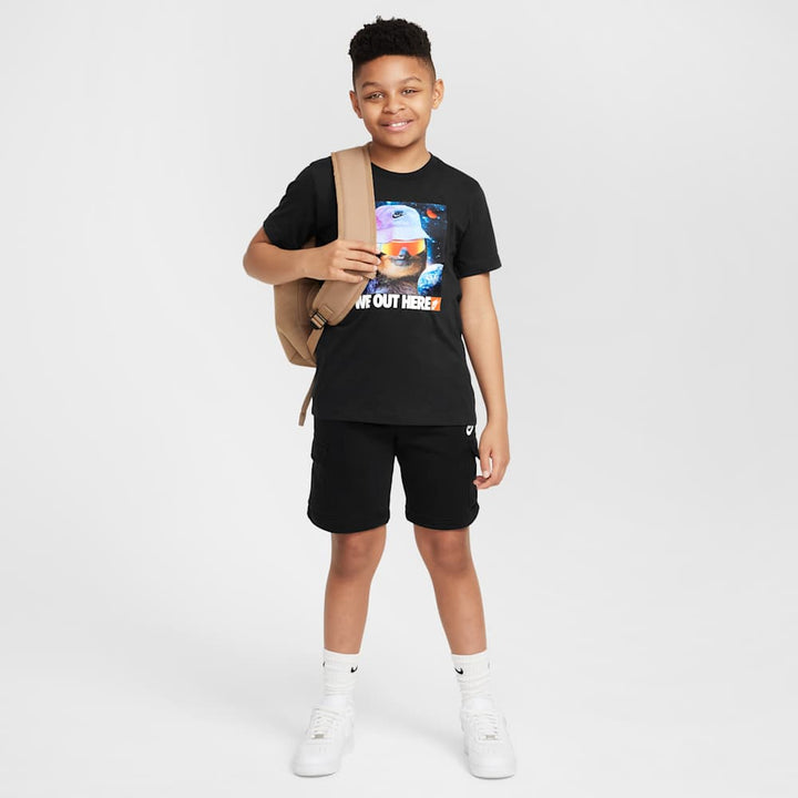 NIKE NIÑO TSHIRT K NSW TD SLOTH BLK
