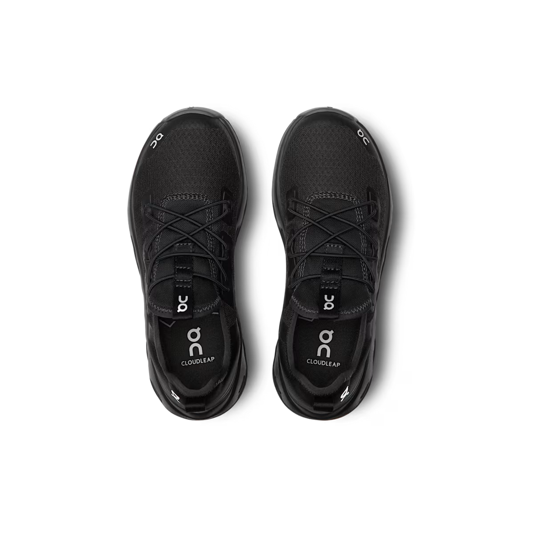 ON NIÑO ZAPATILLA CLOUDLEAP BLACK/ECLIPSE