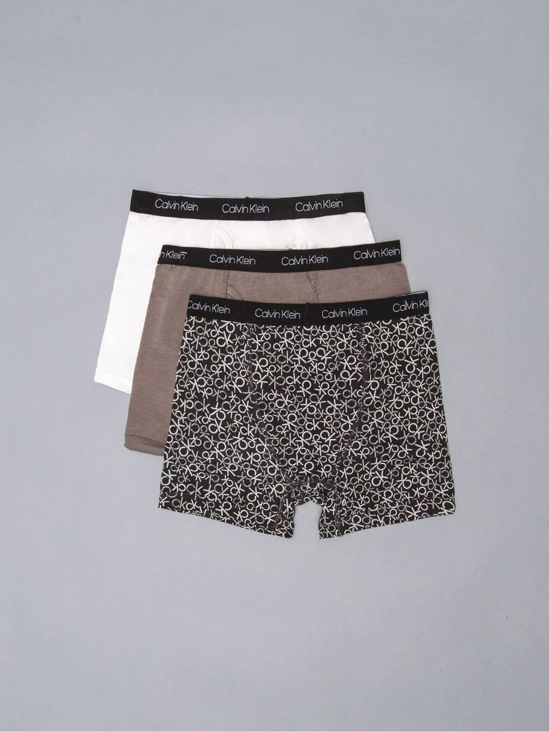 CALVIN KLEIN NIÑO BOXER GRANITE GRAY TRUCKS/SLATE GRAY 3PCS