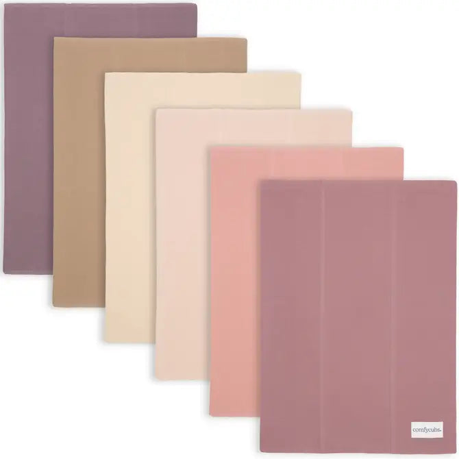 COMFY CUBS BEBE NIÑA SACAGASES COTTON MULTI 6PK