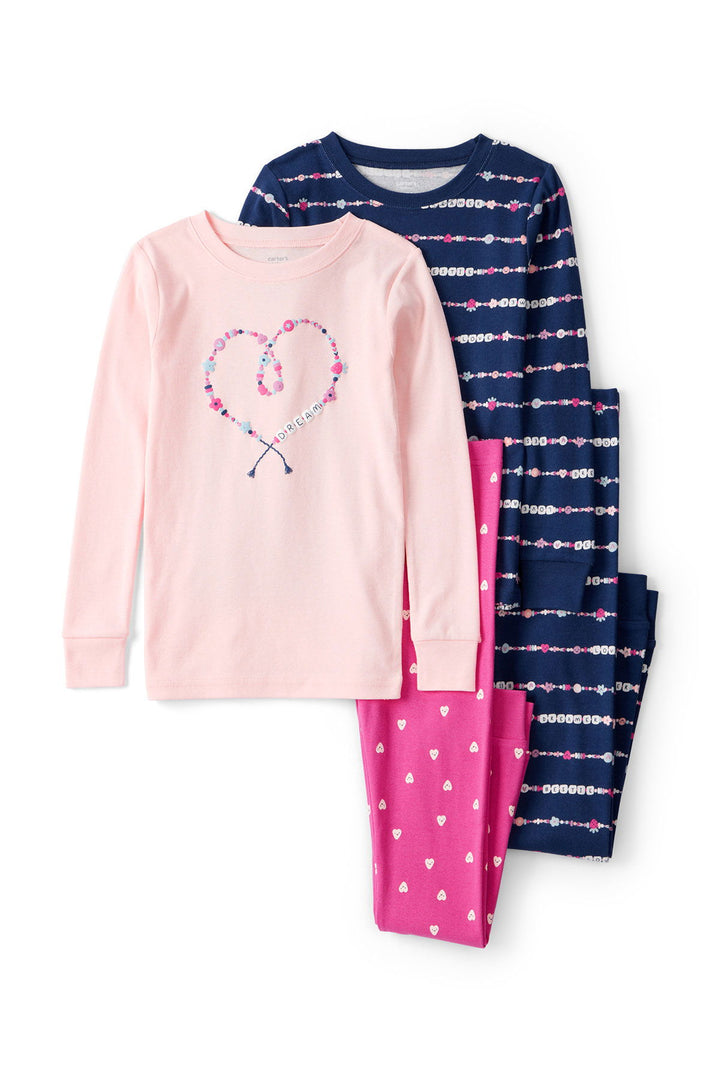 CARTERS NIÑA PIJAMA 4PC