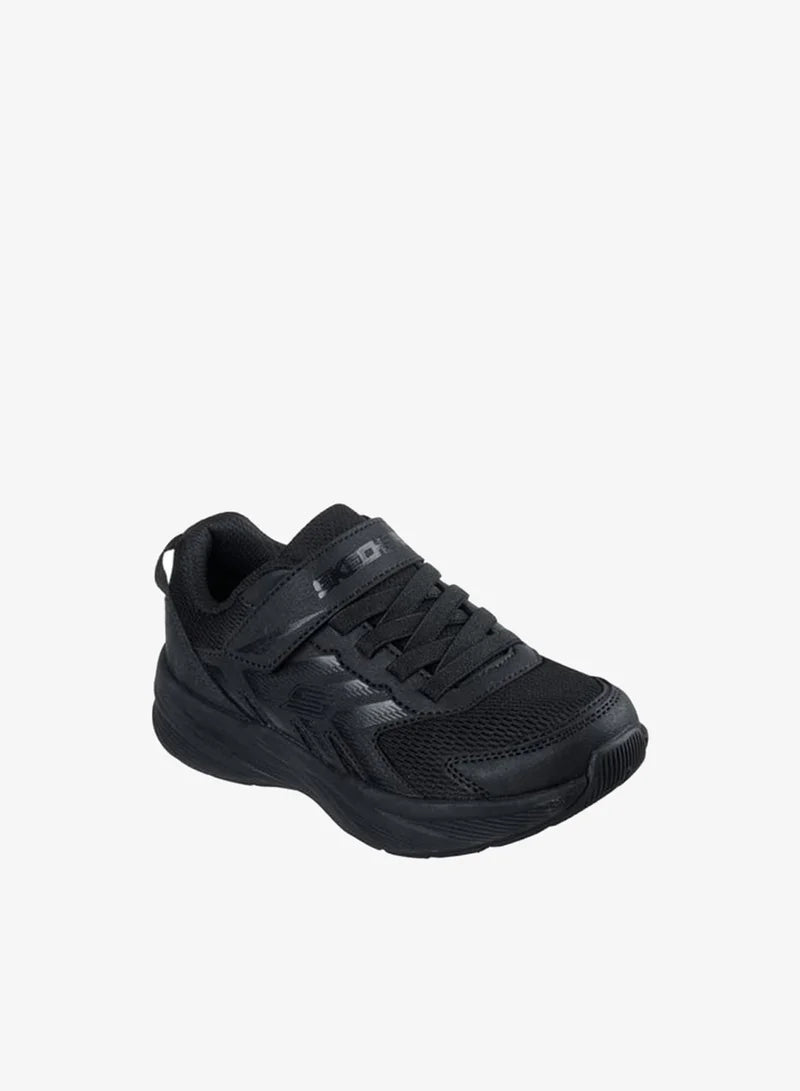SKECHERS NIÑO ZAPATILLA MICROSPEC TREAD BLACK