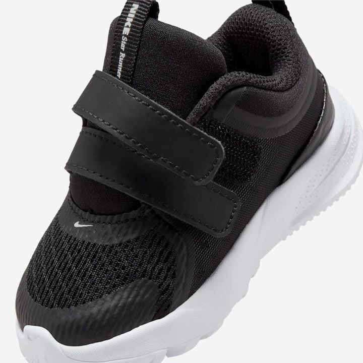 NIKE NIÑO ZAPATILLA STAR RUNNER 5 TD BLACK/WHITE