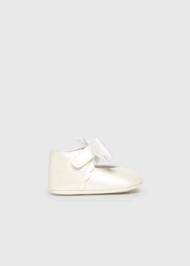 Mayoral Zapato Merceditas Ceremonia Blanco para Bebé Niña