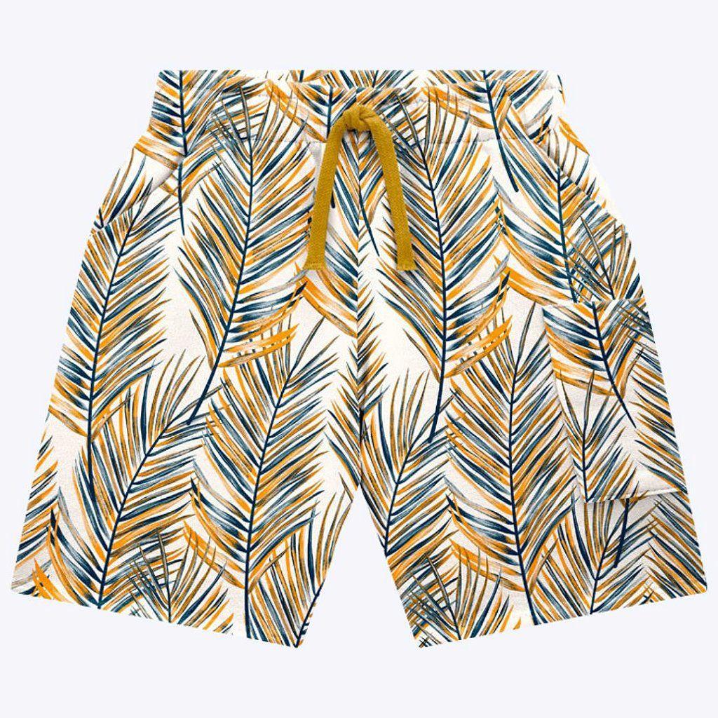 MILON NIÑO CONJ. DE SHORT MOSTAZA