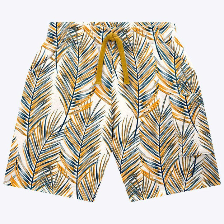 MILON NIÑO CONJ. DE SHORT MOSTAZA