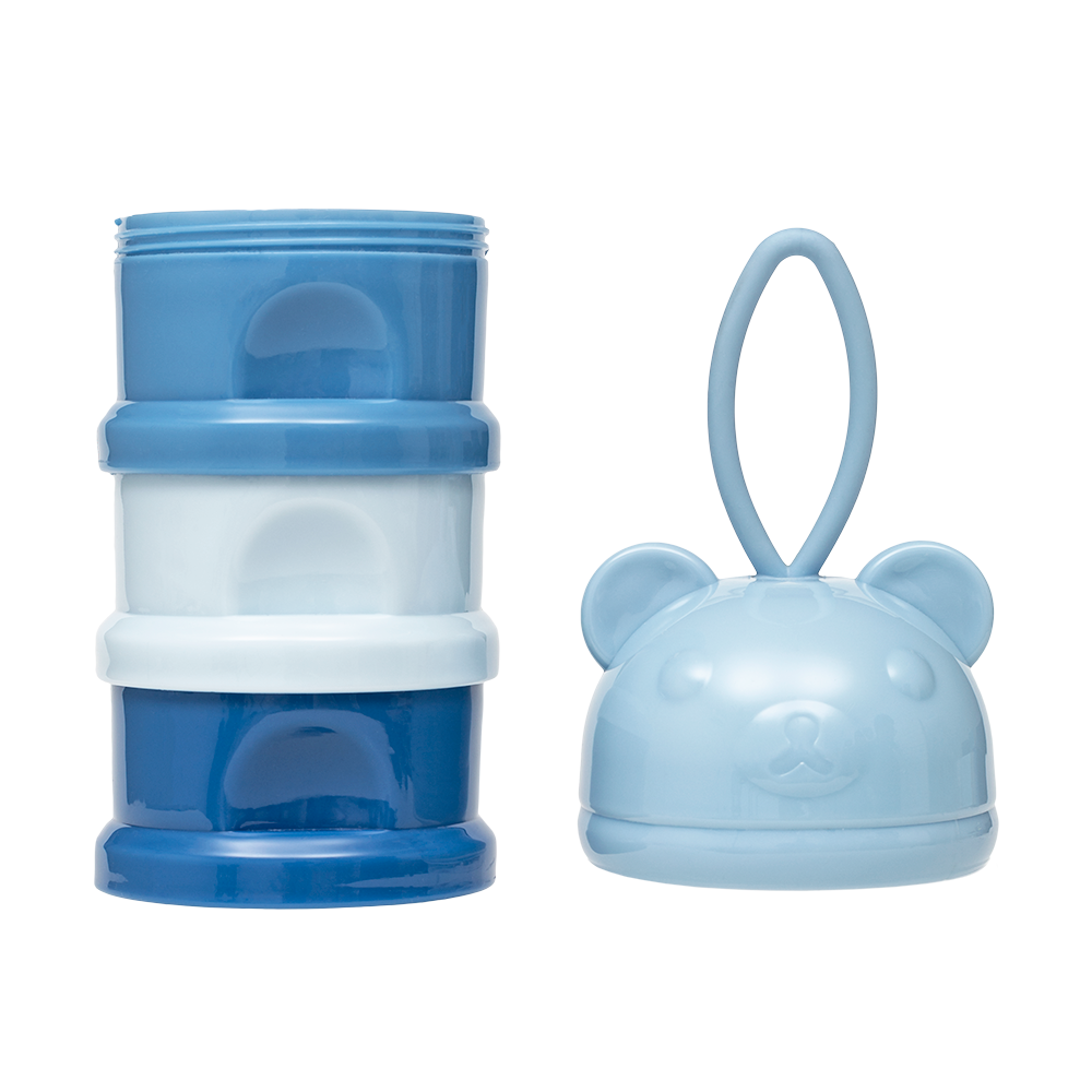 BUBA TARROS APILABLES PARA LECHE EN POLVO Y SNACK AZUL