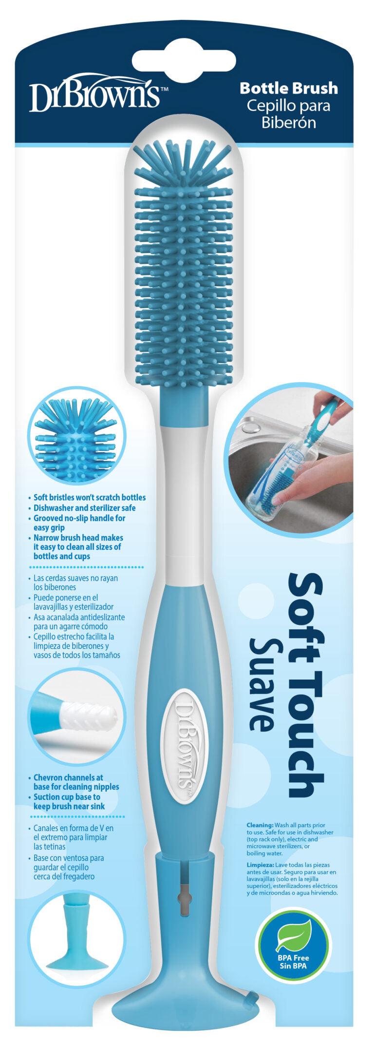 DR. BROWN CEPILLO PARA LAVAR BIBERONES