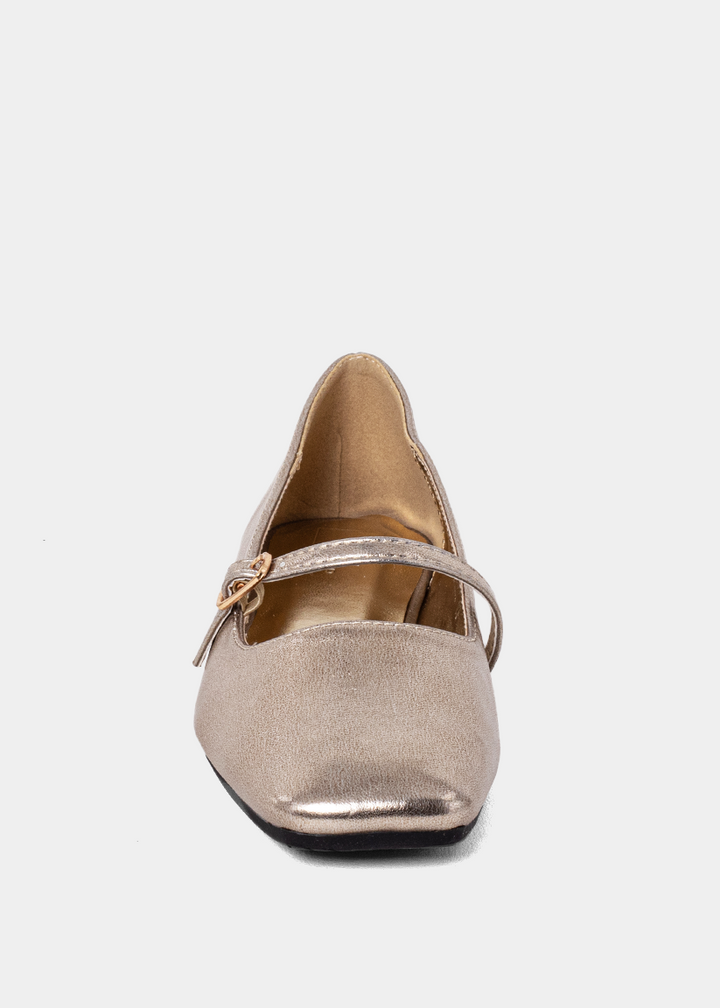 SHUSHOP NIÑA ZAPATO ADELE MINI LIGHT GOLD