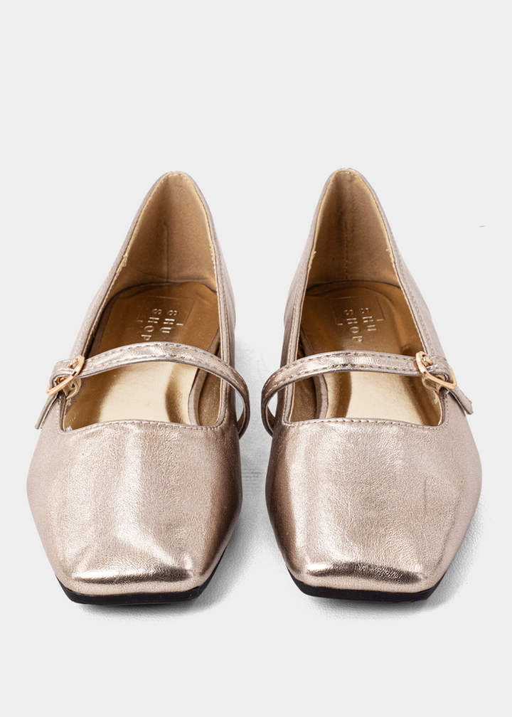 SHUSHOP NIÑA ZAPATO ADELE MINI LIGHT GOLD